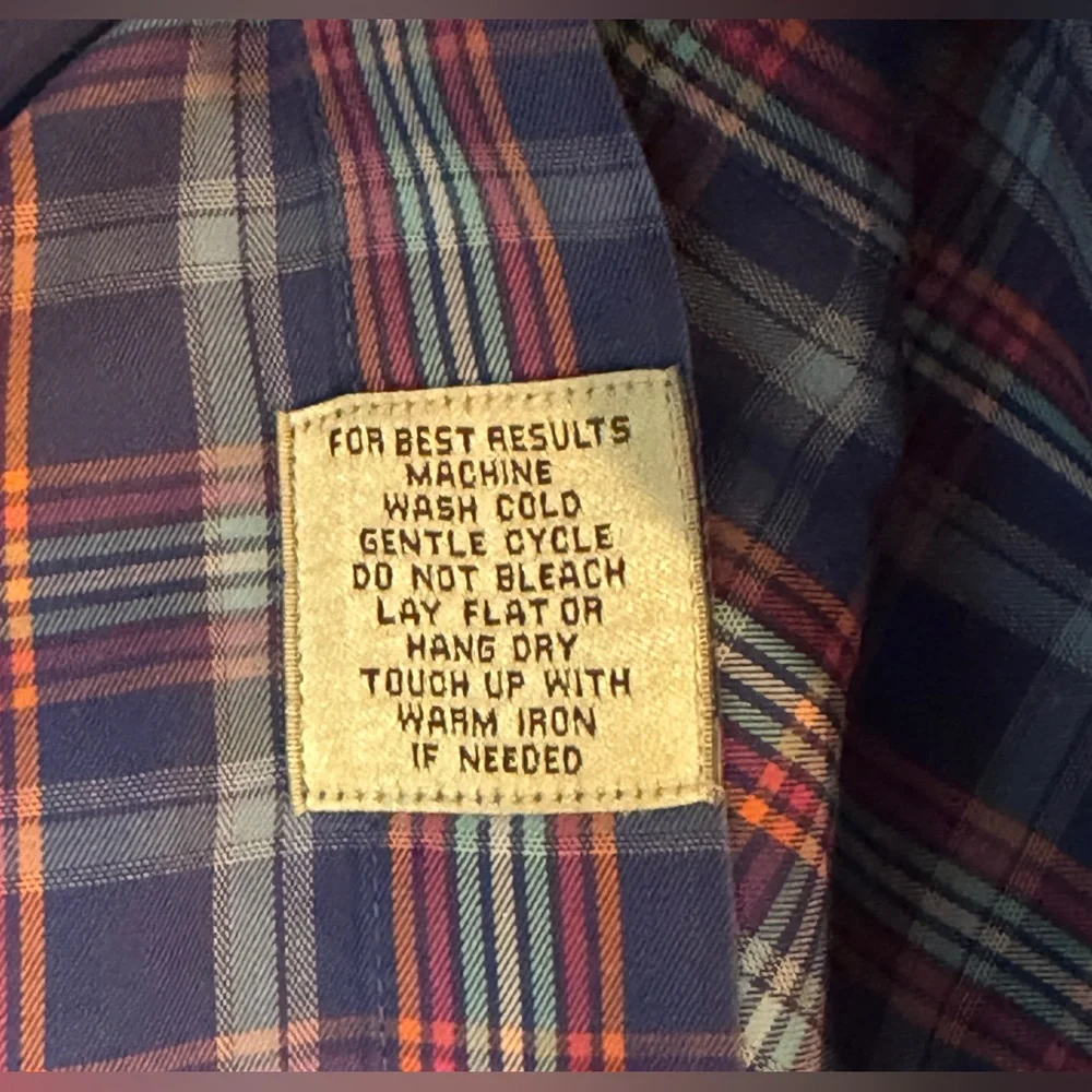 Peter Millar Men's Button‎ Down Dress Shirt Plaid Size Large